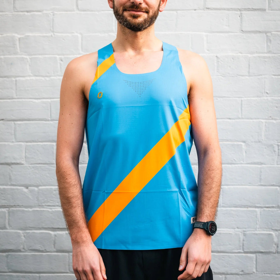 One Running - One Running Men's Victory Speed Tech Singlet - Cam2