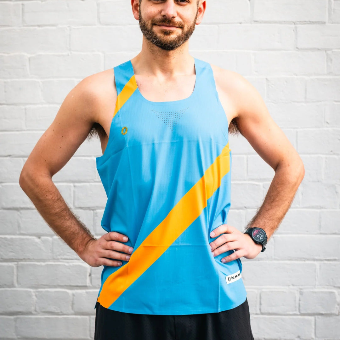 One Running - One Running Men's Victory Speed Tech Singlet - Cam2