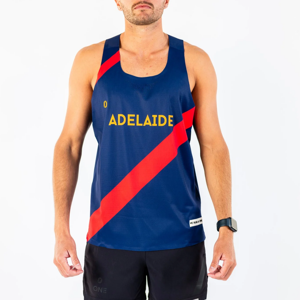 One Running - One Running Men's Victory Speed Tech Singlet - Cam2