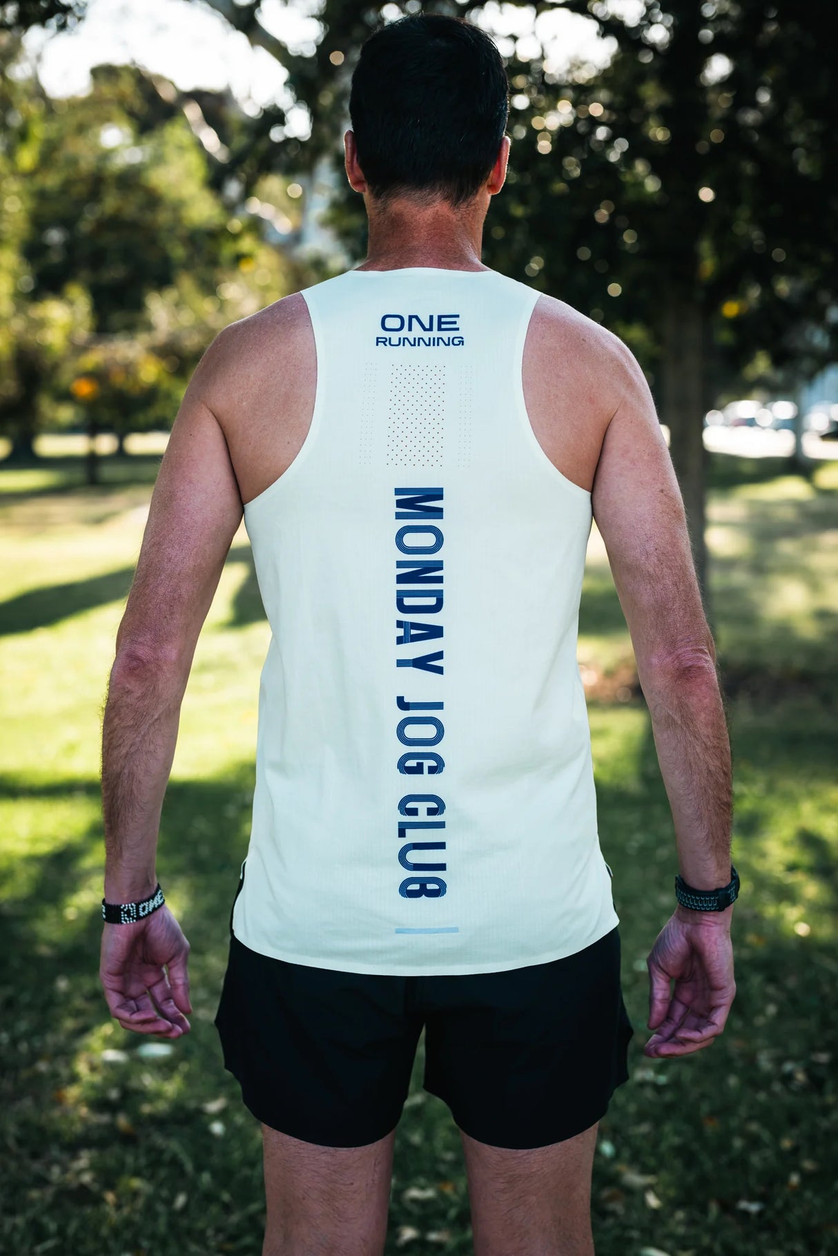 One Running - One Running Men's Victory Speed Tech Singlet MJC - Cam2