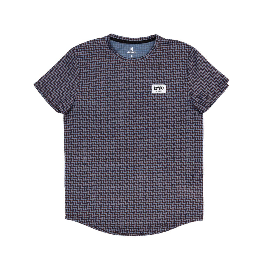 SAYSKY Men's Houndstooth Combat T-shirt