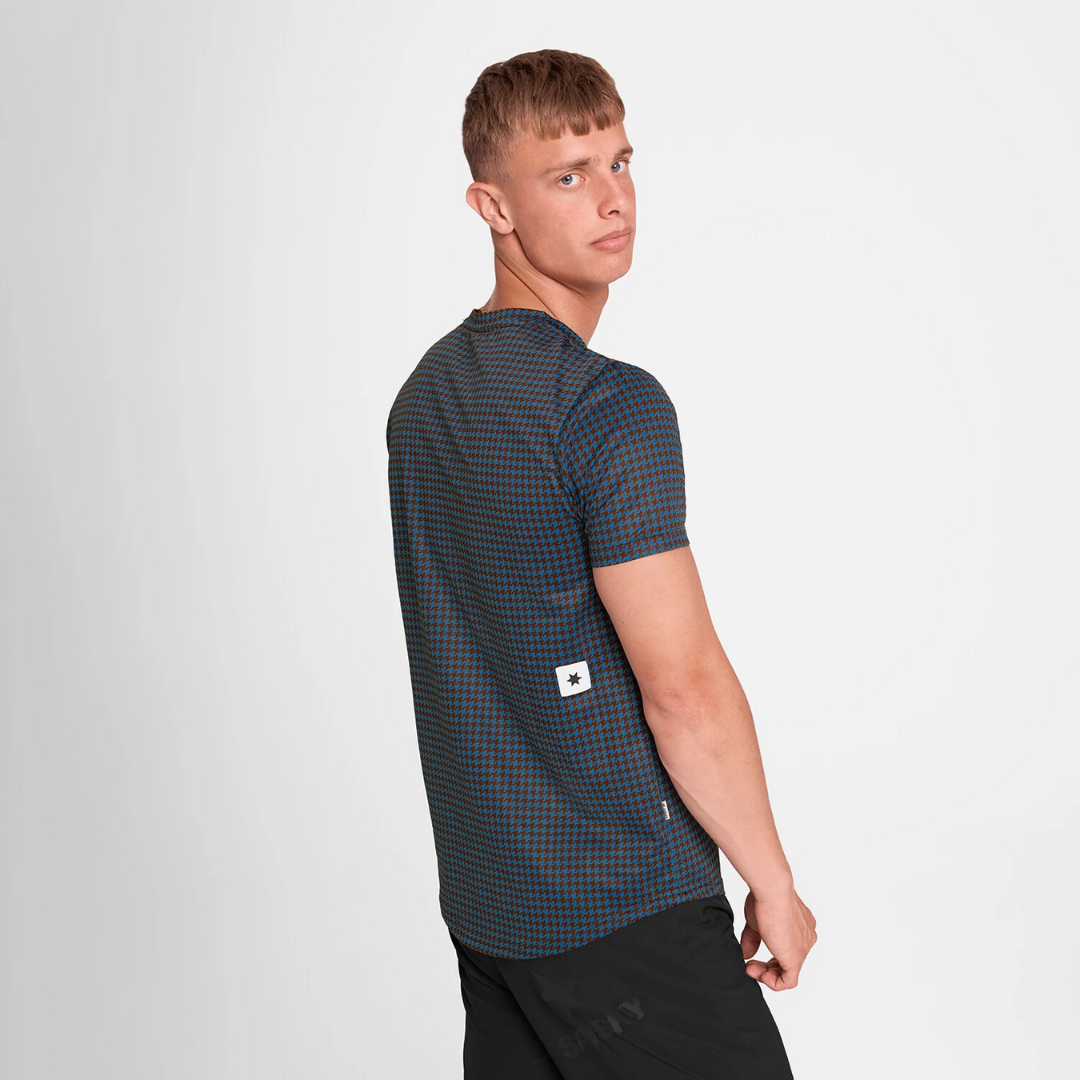 SAYSKY Men's Houndstooth Combat T-shirt