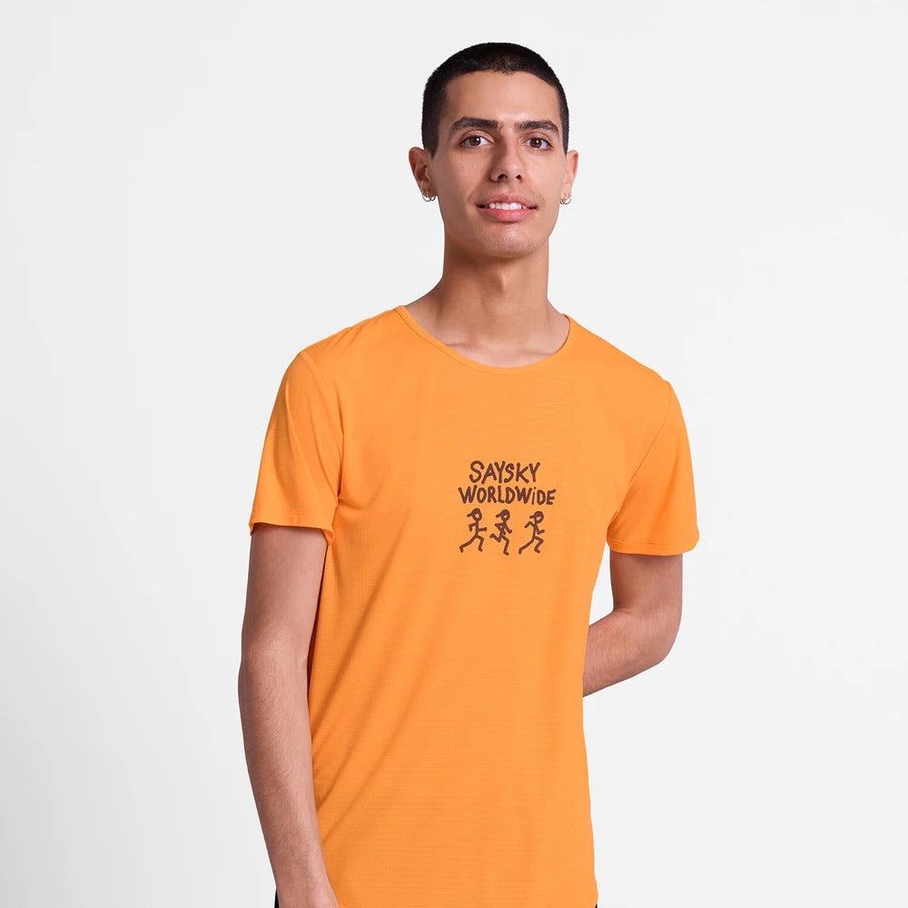 SAYSKY - SAYSKY Men's Statement Flow T-Shirt - Cam2