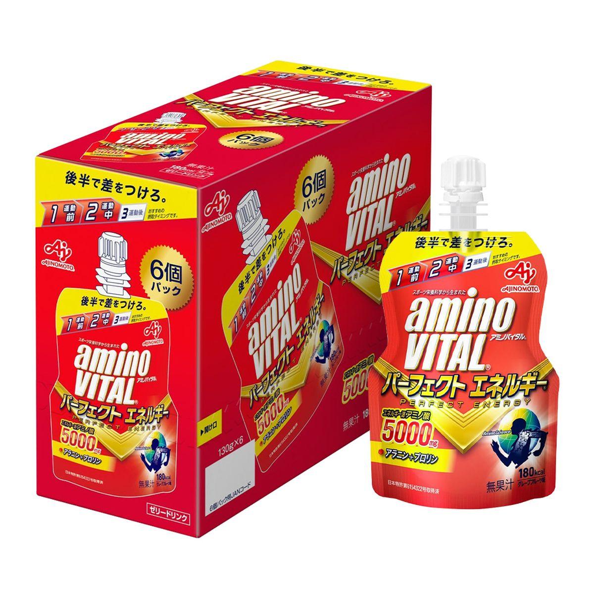 aminoVITAL - aminoVITAL Perfect Energy Jelly 6P (130g) - Cam2