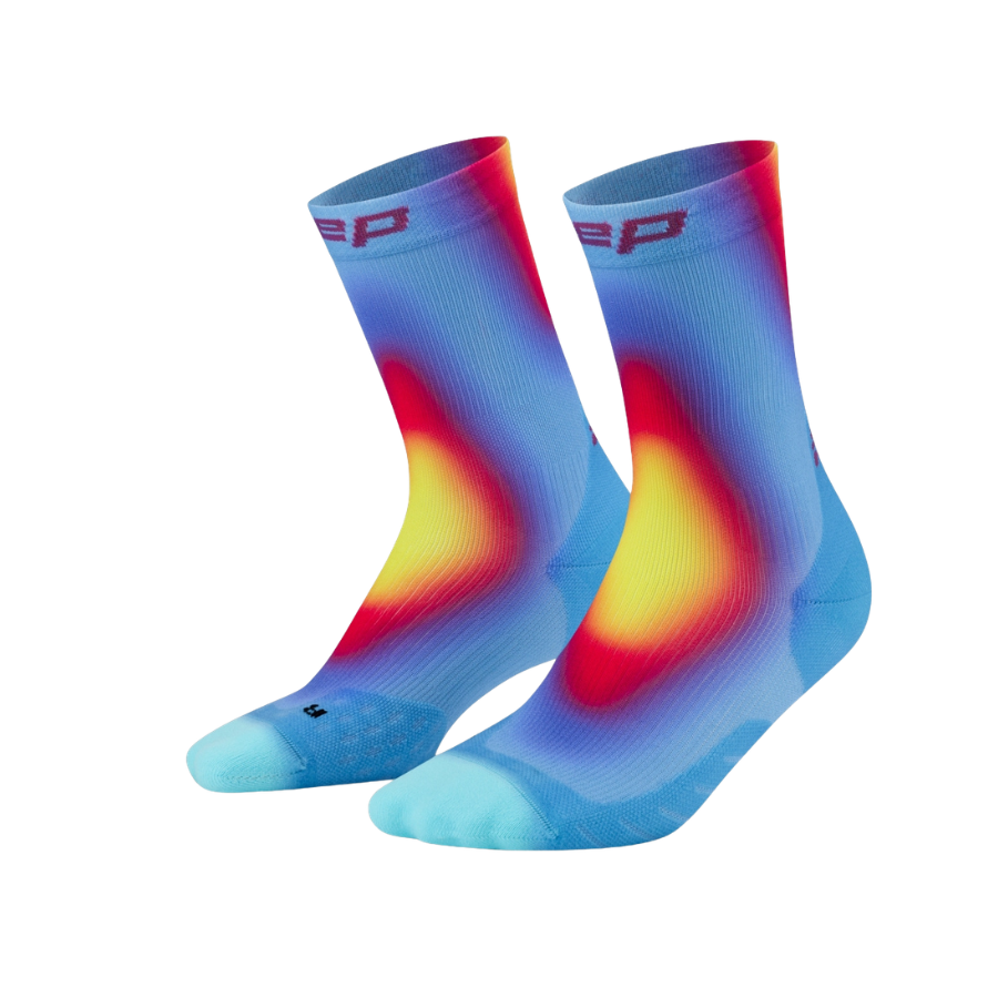 CEP Women's Run Compression Edt Gradient Socks Mid Cut 5.0