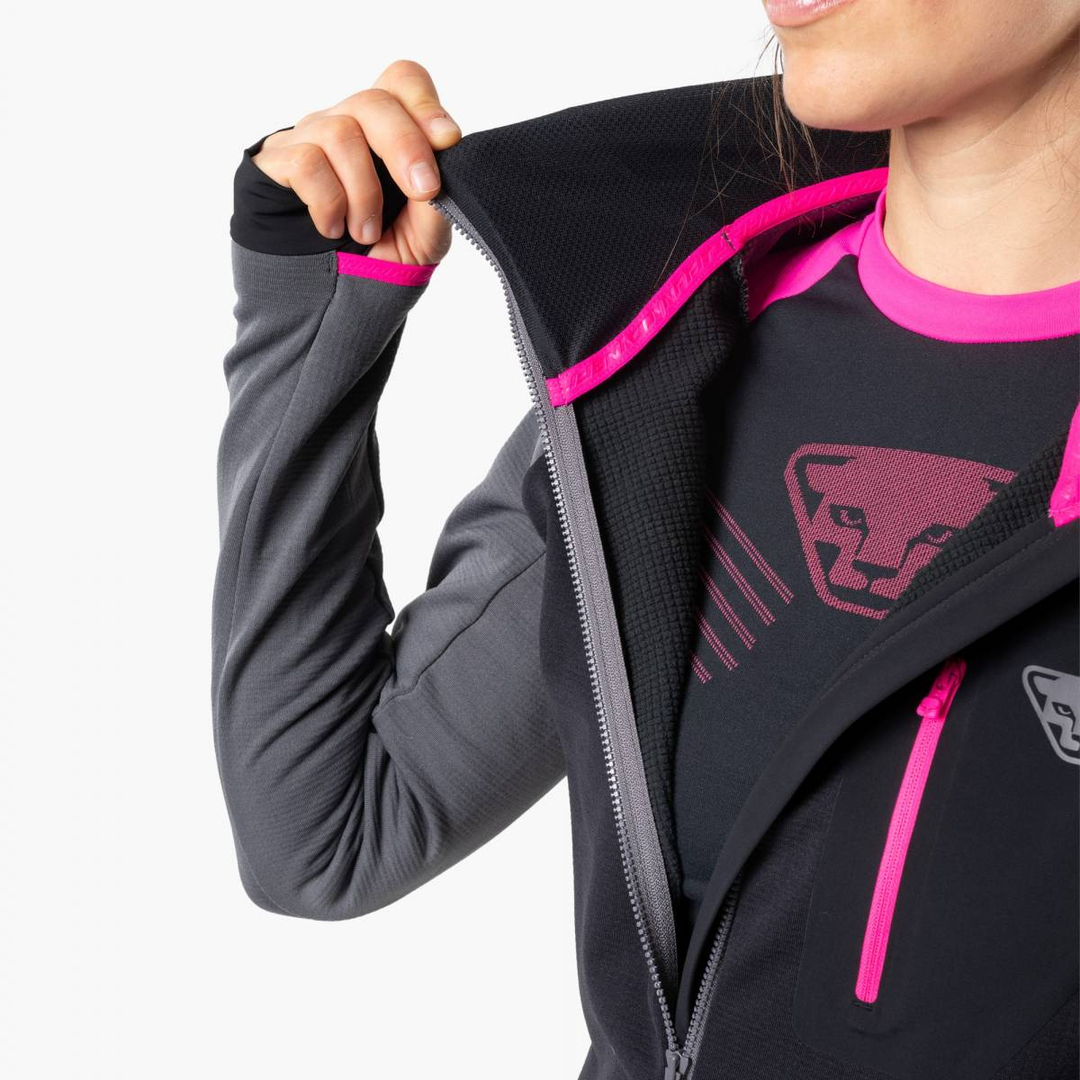 DYNAFIT (C) - DYNAFIT Women's Radical Polartec Hooded Jacket - Cam2