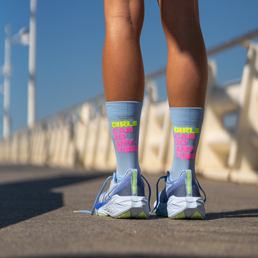 Sporcks - Sporcks Girls Can Do Anything Running Socks - Cam2