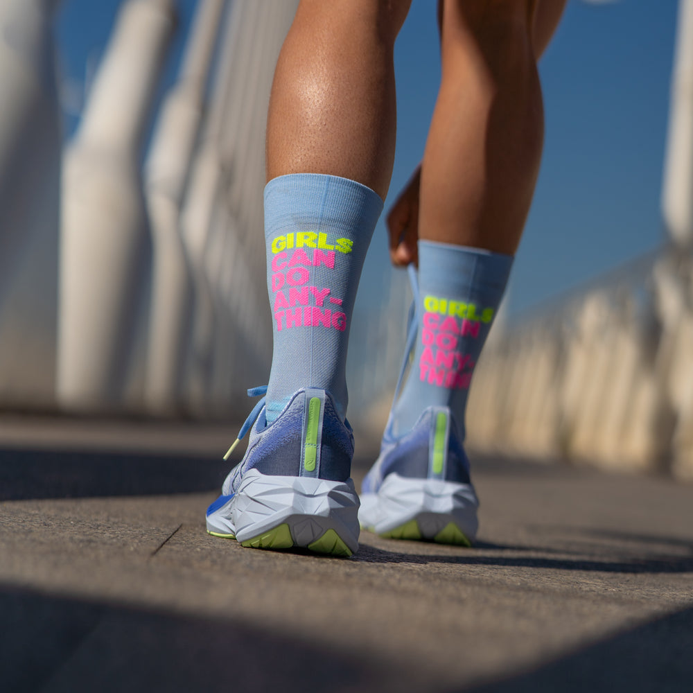 Sporcks - Sporcks Girls Can Do Anything Running Socks - Cam2