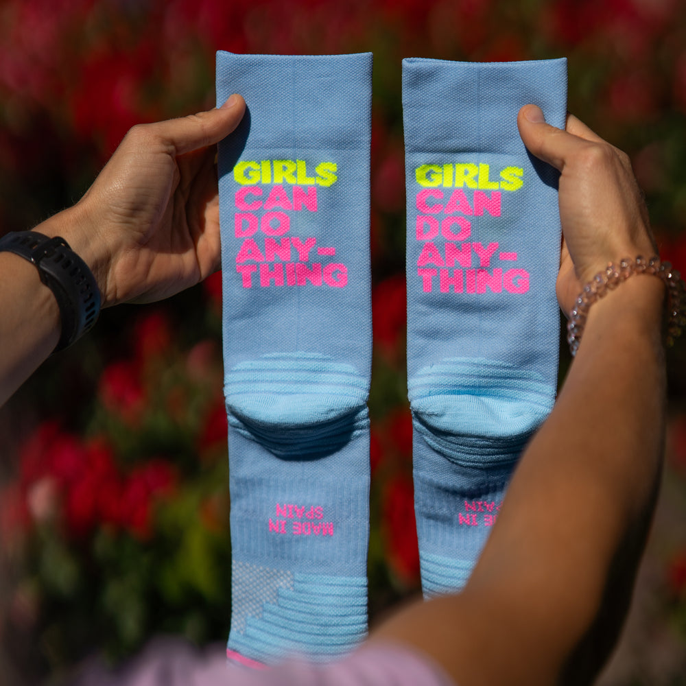 Sporcks - Sporcks Girls Can Do Anything Running Socks - Cam2
