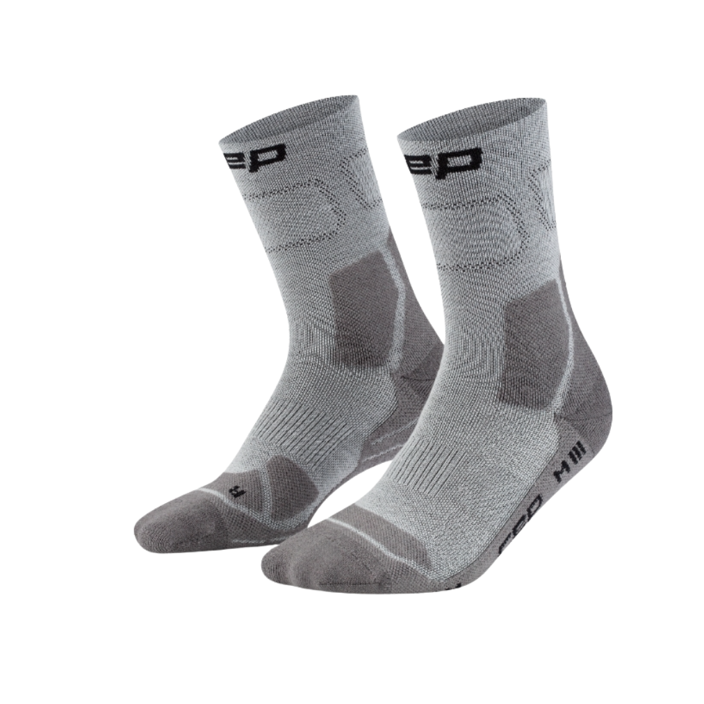 CEP Men's Hiking Light Cushion Compression Socks Mid Cut