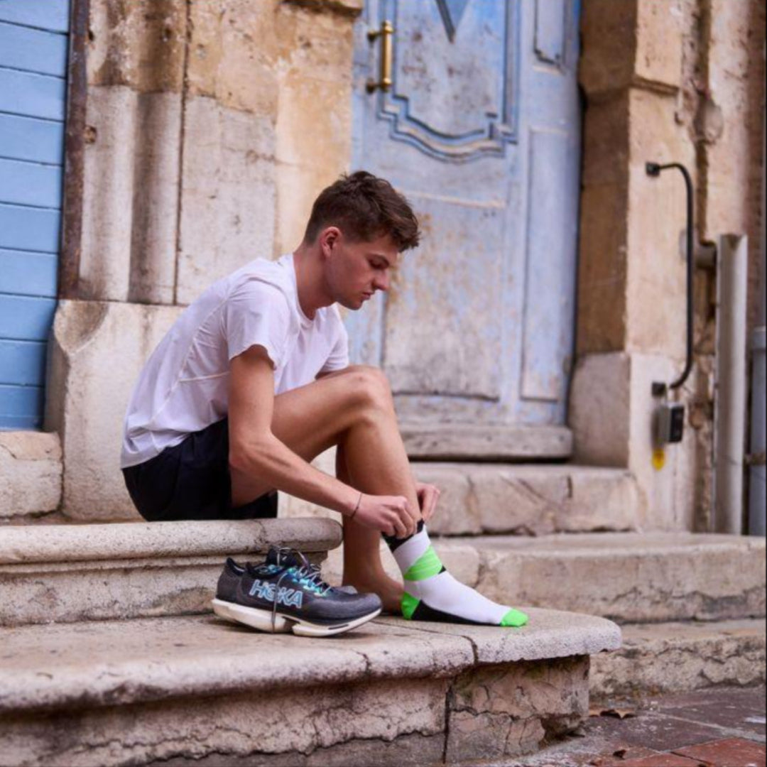 Incylence Ladders High-Cut Running Socks - Cam2