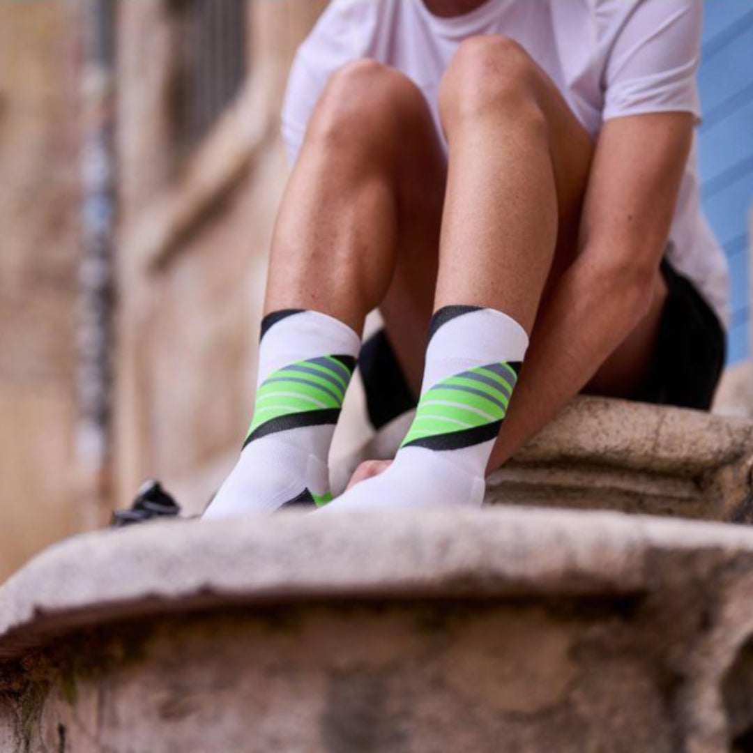 Incylence Ladders High-Cut Running Socks - Cam2