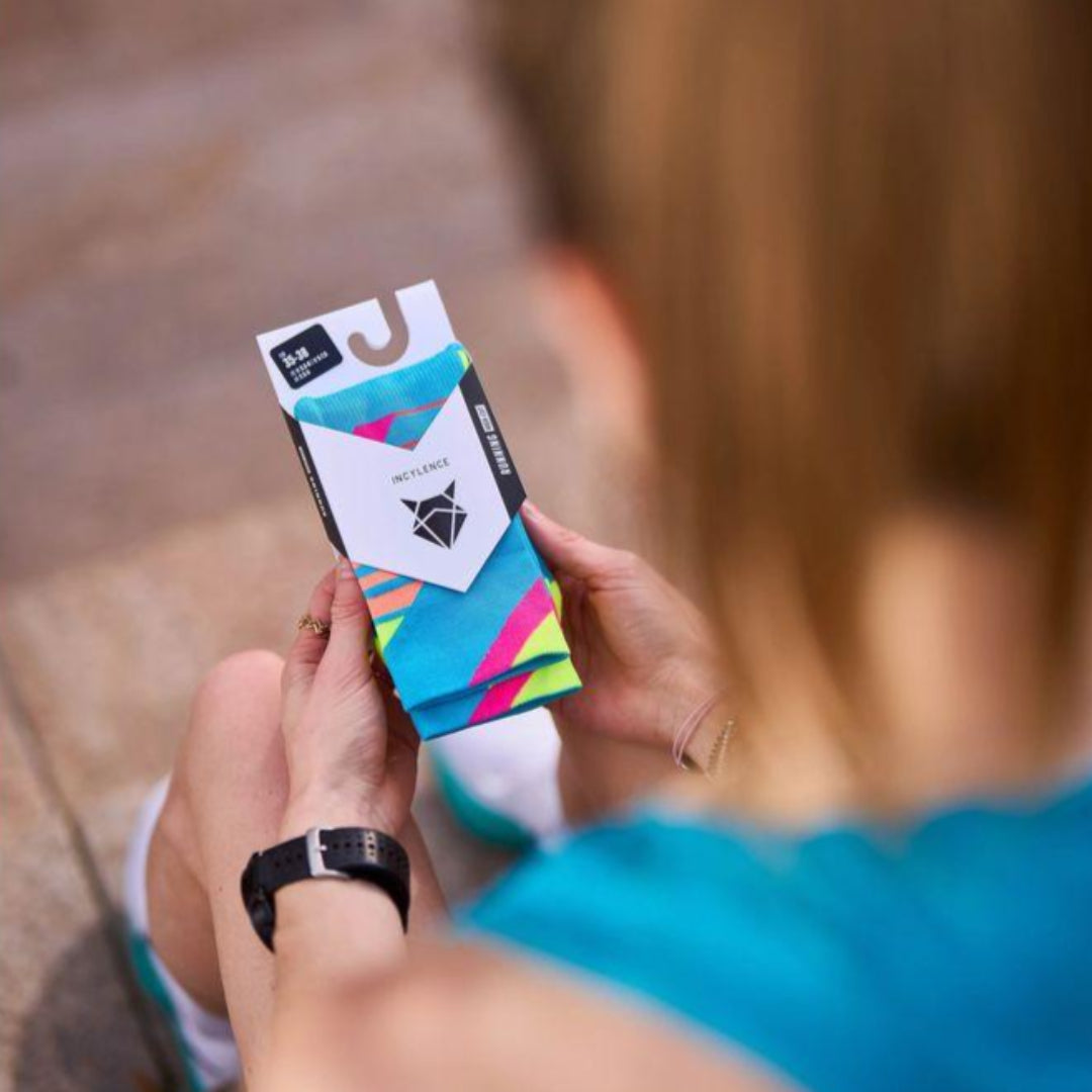 Incylence Ladders High-Cut Running Socks - Cam2