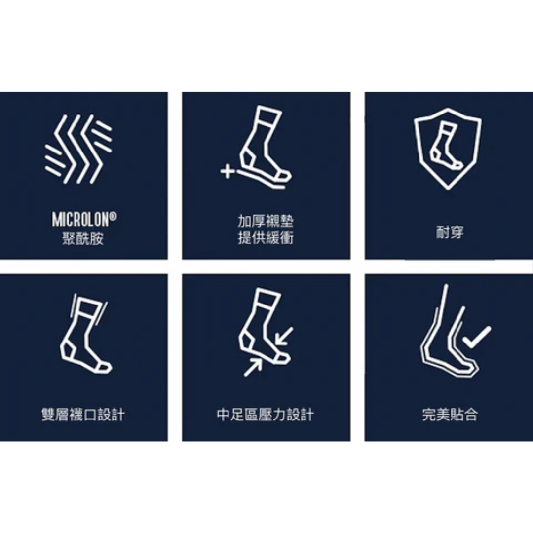 Incylence - Incylence Peaks High-Cut Running Socks - Cam2