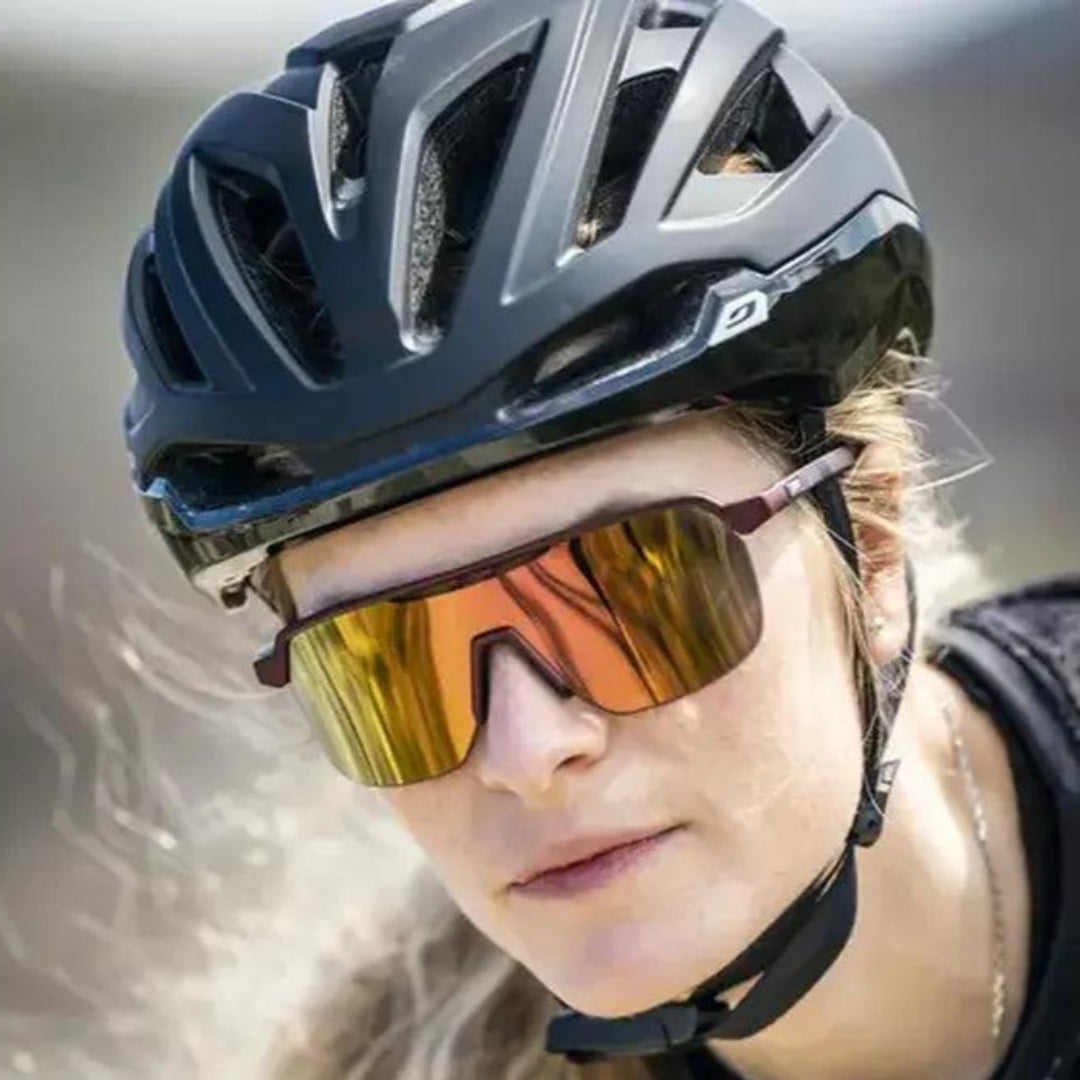 Julbo Frequency Reactiv P1-3 LAGP (Burgundy/ Light Grey) - Cam2