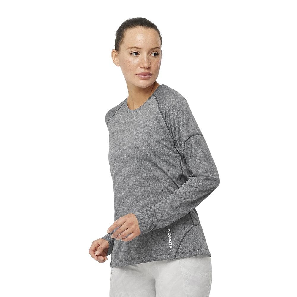 Salomon - Salomon Women's Cross Run Long Sleeve Tee - Cam2