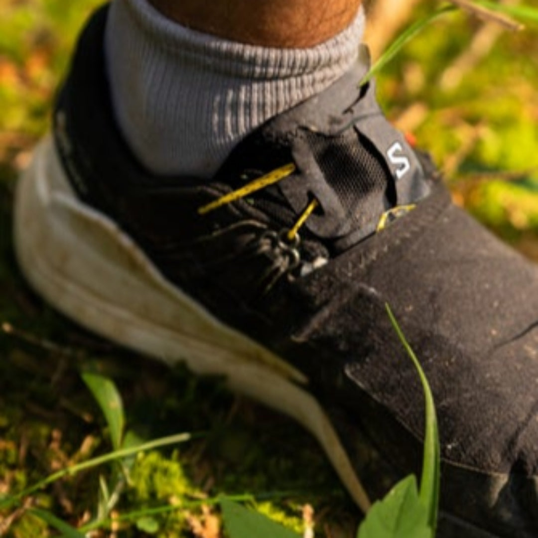 Salomon - Salomon Unisex's S/Lab Skyway Trail Running Shoes (Black White Blue Danube) - Cam2