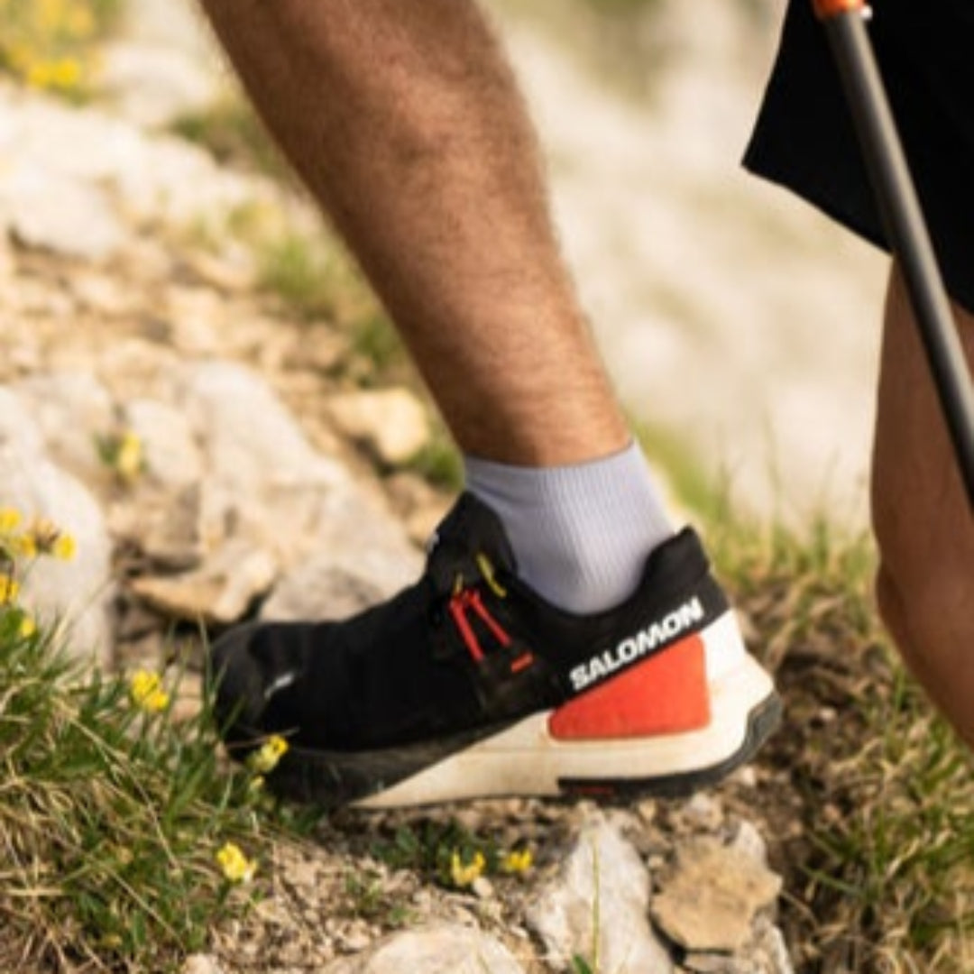 Salomon - Salomon Unisex's S/Lab Skyway Trail Running Shoes (Black White Blue Danube) - Cam2