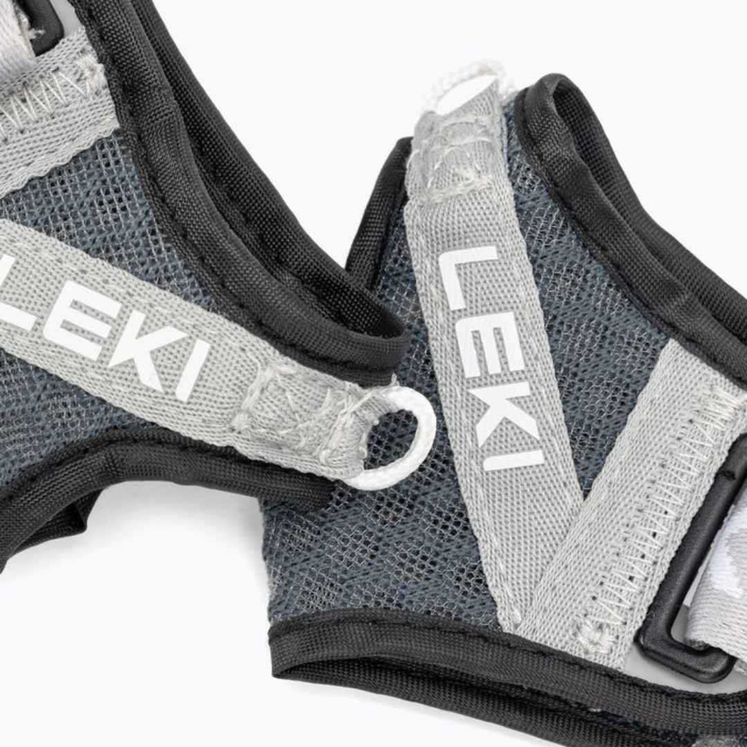 Leki - Leki Shark Frame Strap Mesh Trail Running Poles (Grey Dark Anthracite) - Cam2