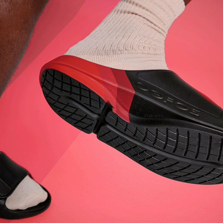 Oofos - Oofos Unisex's OOahh Sport Flex  Sandal (OF1553) - Cam2