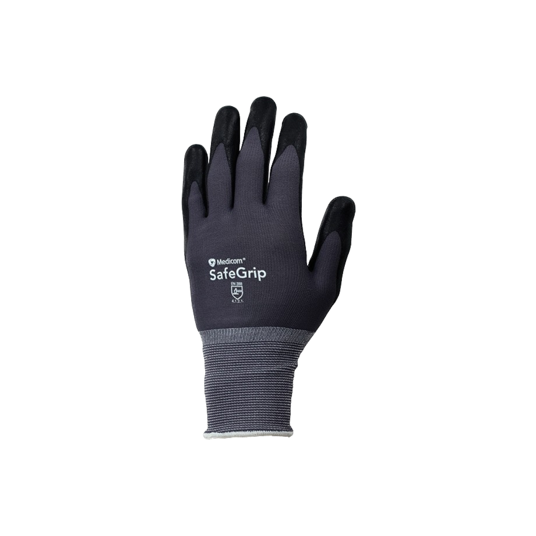Medicom - Medicom Safegrip Foam Nitrile Coated Gloves - Cam2