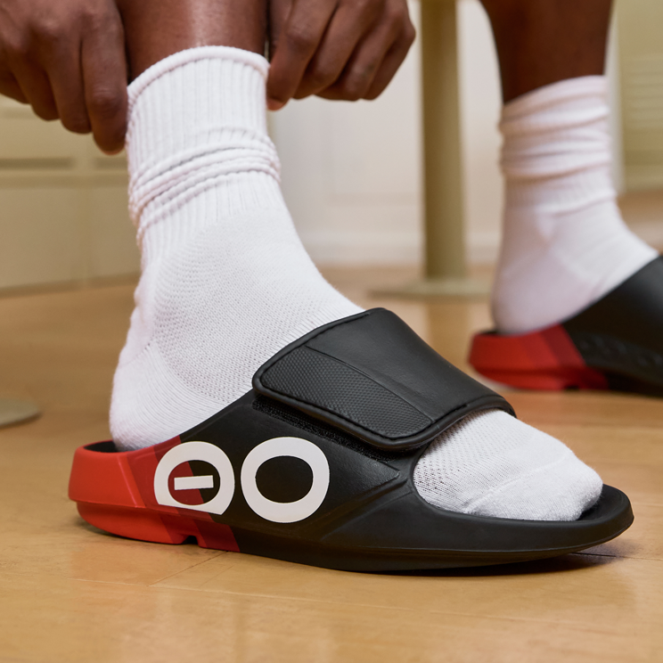 Oofos - Oofos Unisex's OOahh Sport Flex  Sandal (OF1553) - Cam2