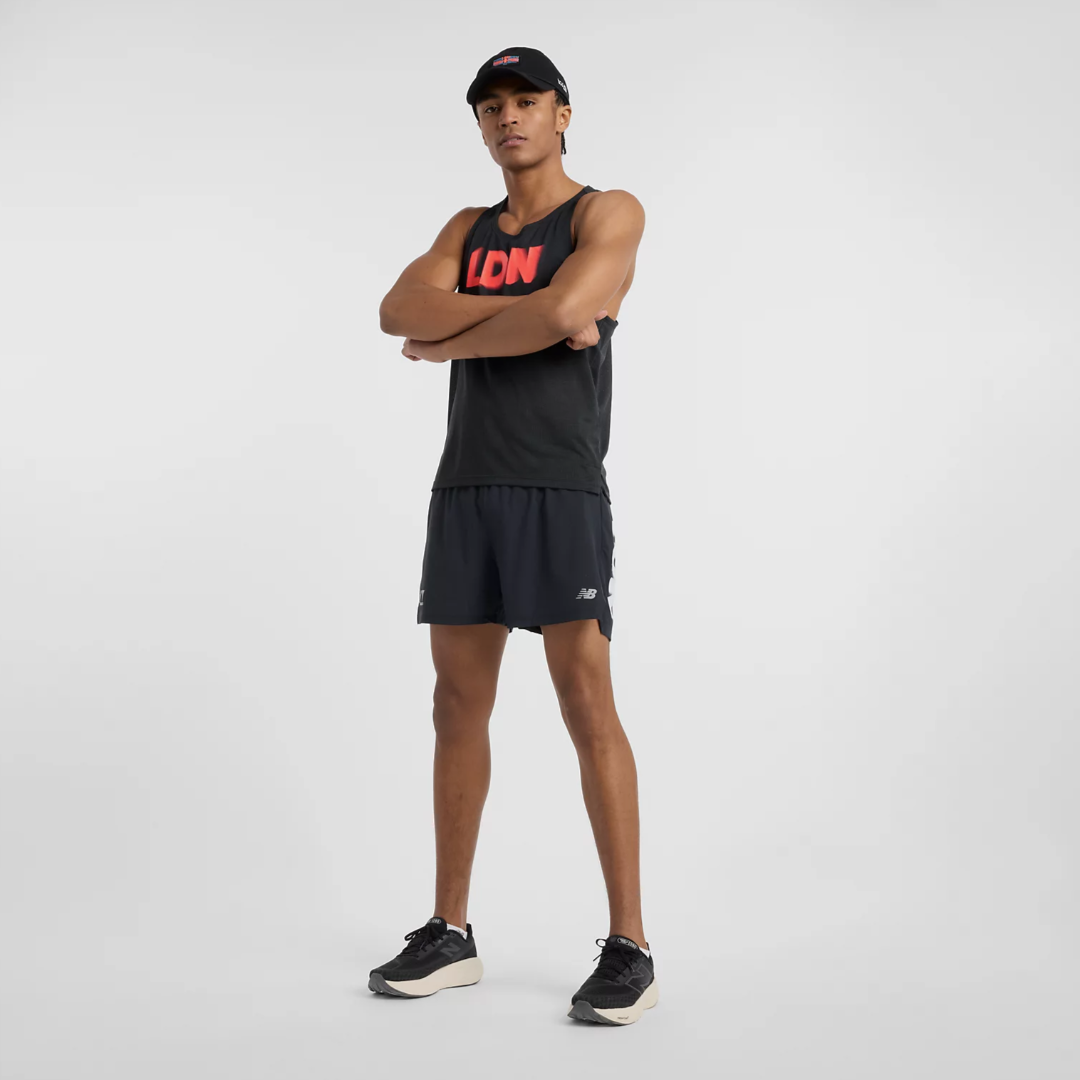 New Balance - New Balance Men's London Special Edition Athletics Singlet - Cam2
