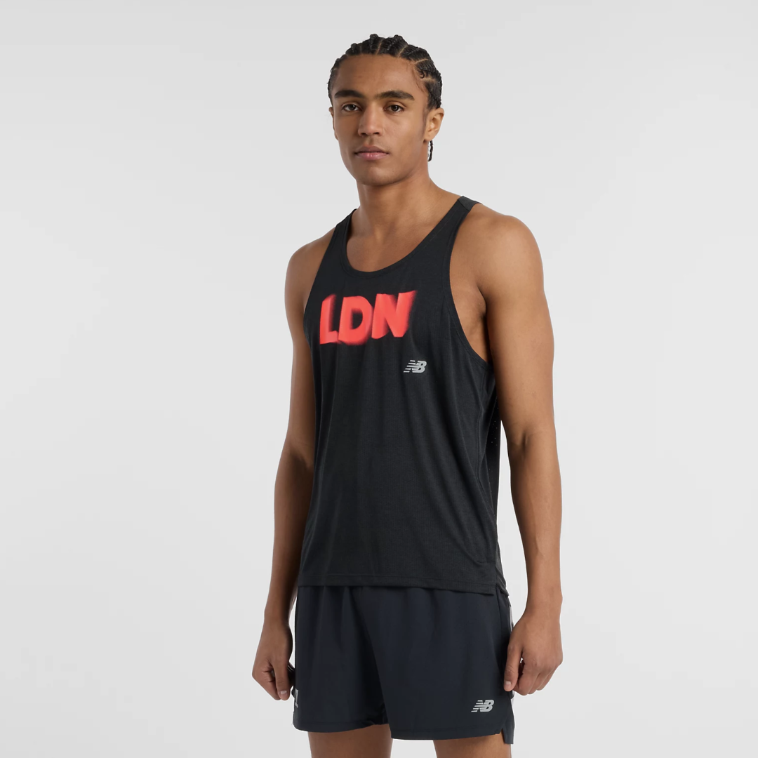 New Balance - New Balance Men's London Special Edition Athletics Singlet - Cam2