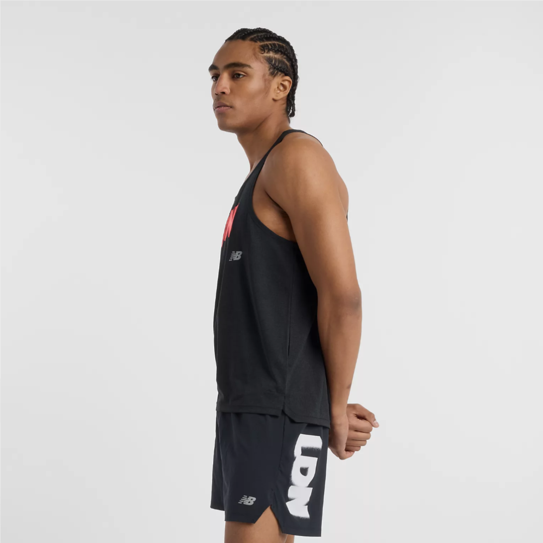 New Balance - New Balance Men's London Special Edition Athletics Singlet - Cam2