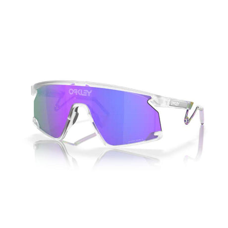 Oakley BXTR Metal Matte Clear/Prizm Violet Sunglasses 0OO9237-923702 - Cam2