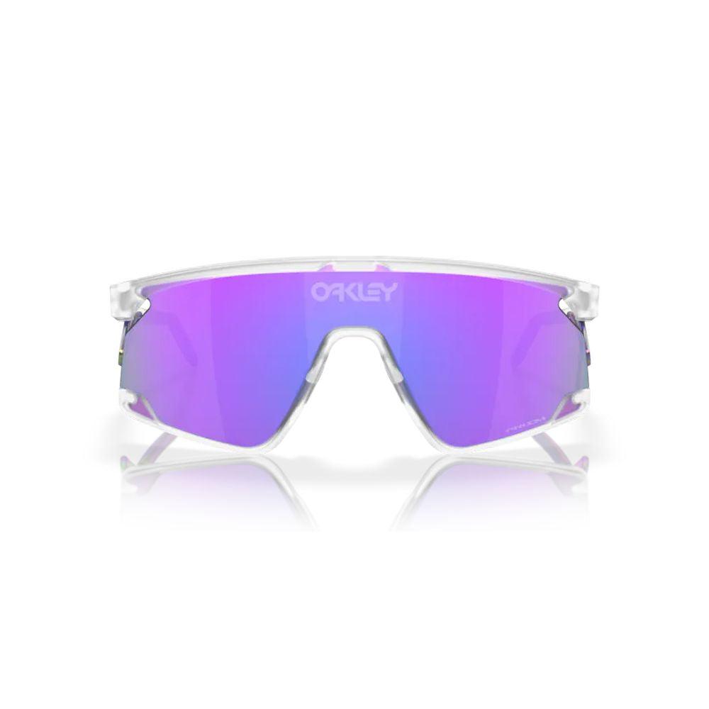 Oakley BXTR Metal Matte Clear/Prizm Violet Sunglasses 0OO9237-923702 - Cam2