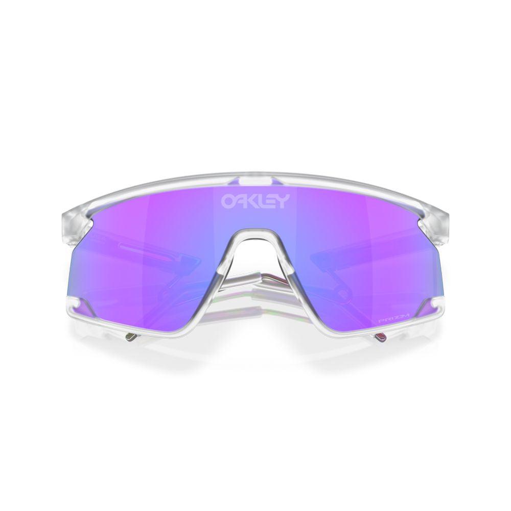 Oakley BXTR Metal Matte Clear/Prizm Violet Sunglasses 0OO9237-923702 - Cam2