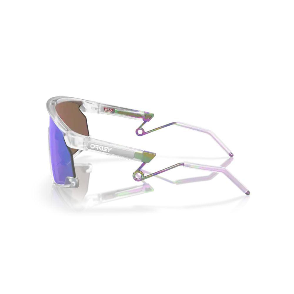 Oakley BXTR Metal Matte Clear/Prizm Violet Sunglasses 0OO9237-923702 - Cam2
