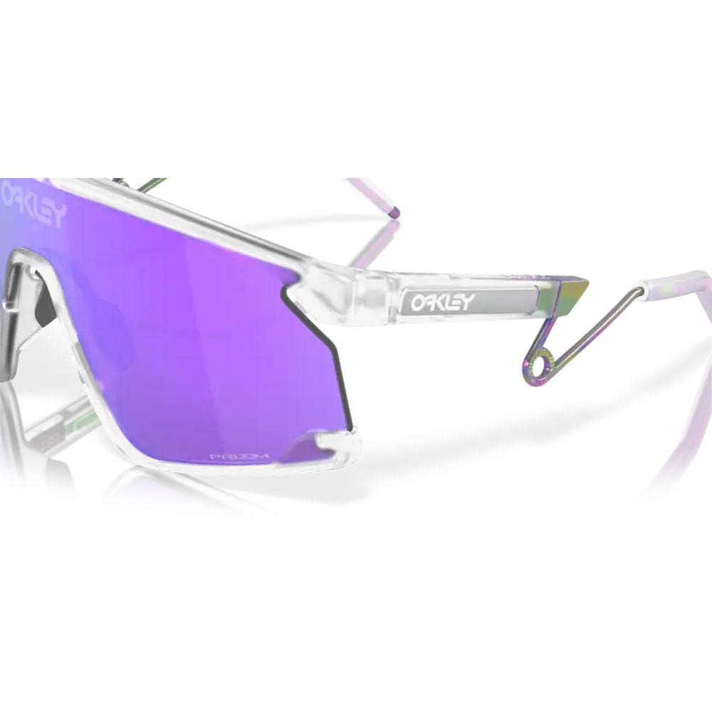 Oakley BXTR Metal Matte Clear/Prizm Violet Sunglasses 0OO9237-923702 - Cam2