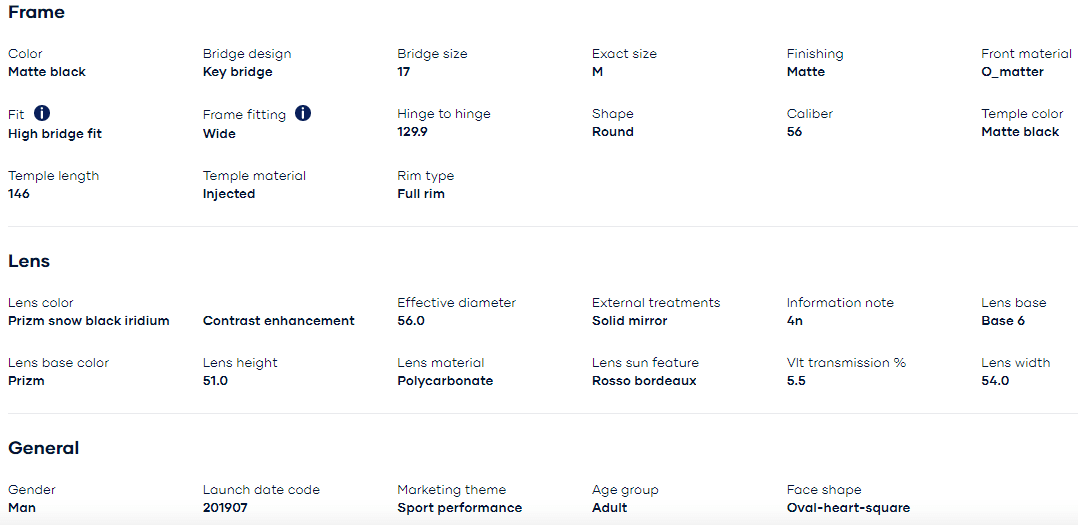 Oakley - Oakley Clifden Matte Black/Prizm Snow Black Iridium 0OO9440-944001 - Cam2