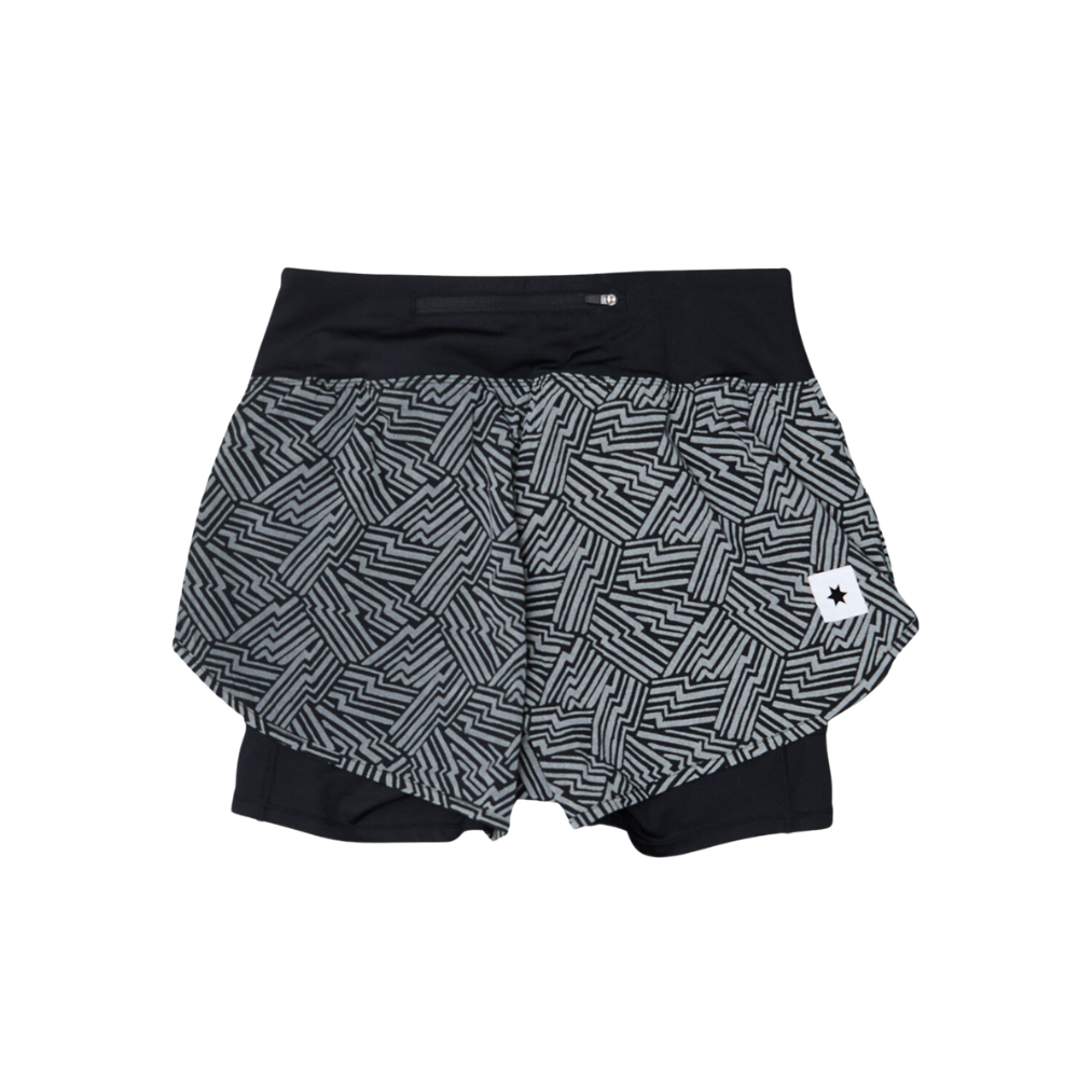 SAYSKY Women's Reflective Pace 2 in 1 Shorts 3"
