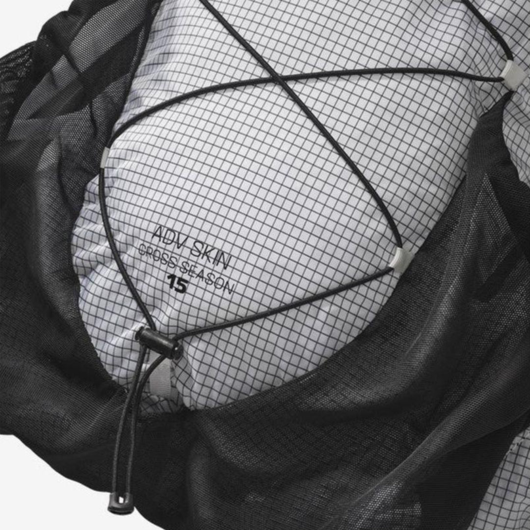 Salomon ADV Skin Cross Season Race Flag (White/ Black) - Cam2