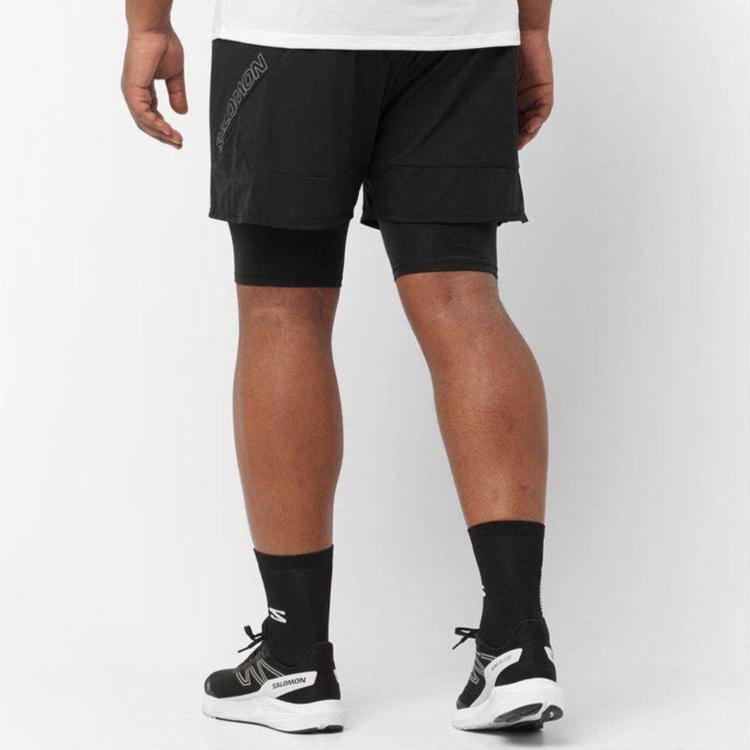 Salomon Men's Sense 2 in 1 Shorts (LC2048200) - Cam2