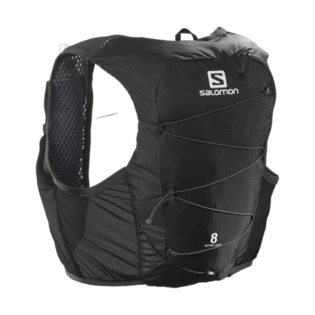 Salomon Unisex Active Skin 8 Running Vest w/ Flasks - Cam2