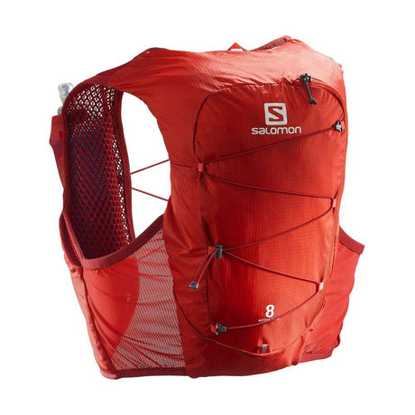 Salomon Unisex Active Skin 8 Running Vest w/ Flasks - Cam2
