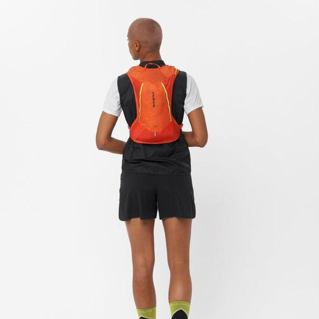 Salomon Women's Sense Aero Short Sleeve T-Shirt GFX - Cam2