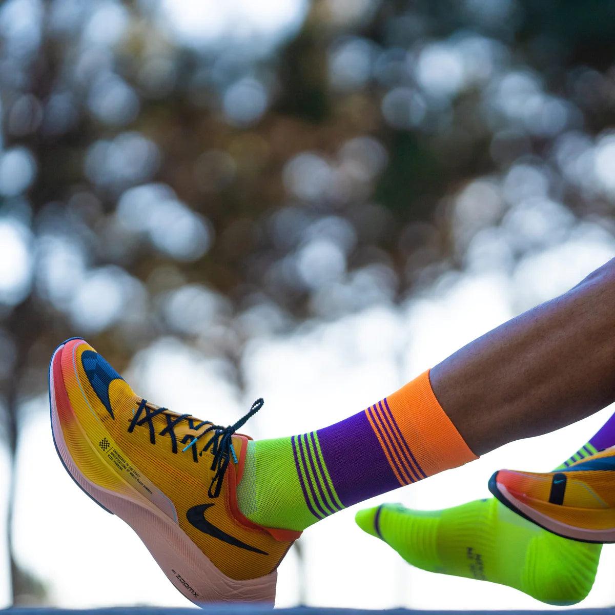 Sporcks Fartlek Orange Running Socks - Cam2