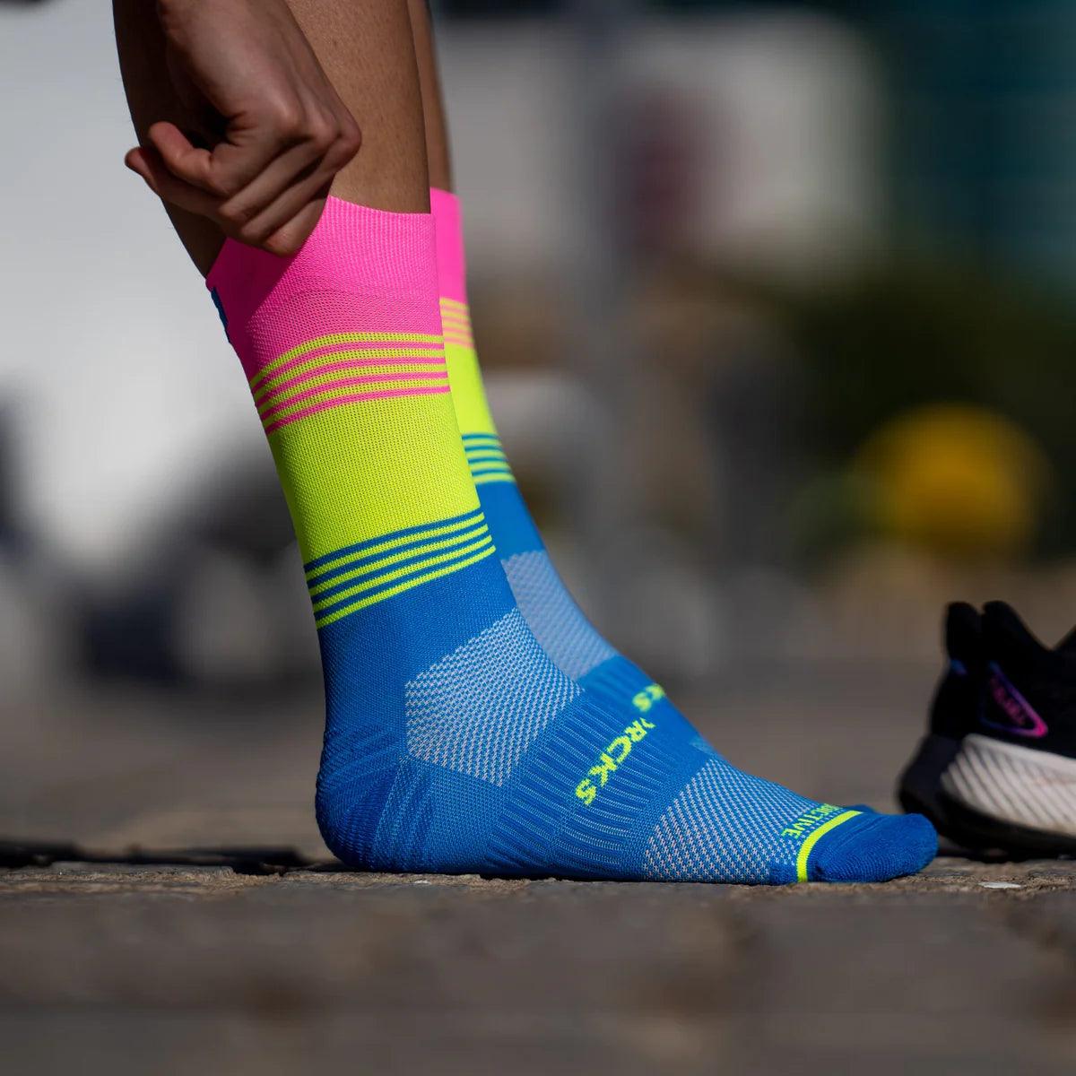 Sporcks Fartlek Pink Running Socks - Cam2