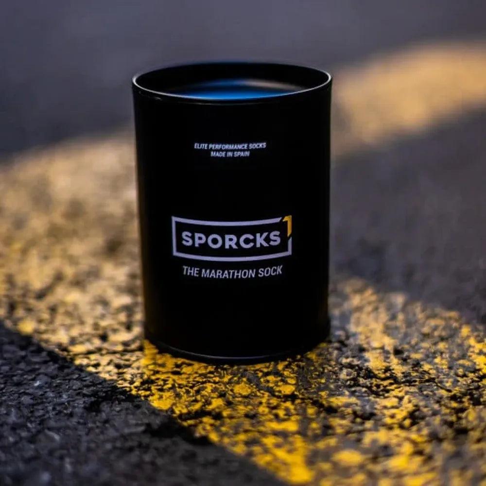 Sporcks Marathon Black Running Socks - Cam2