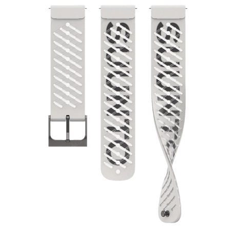 Suunto 22mm Athletic 5 Silicone Strap (Pearl White) SS050959000 - Cam2