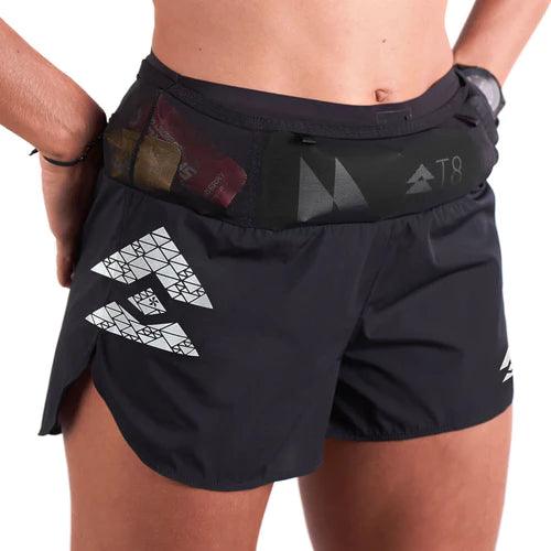 T8 Women's Sherpa Shorts v2 (Black) - Cam2
