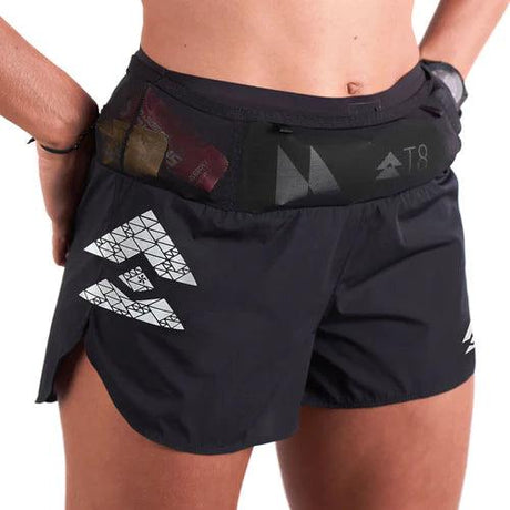 T8 Women's Sherpa Shorts v2 (Black) - Cam2