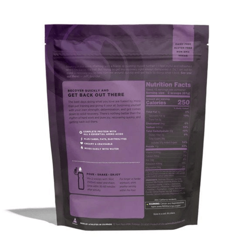 Tailwind Rebuild Recovery (15 Servings Bag) Chocolate - Cam2