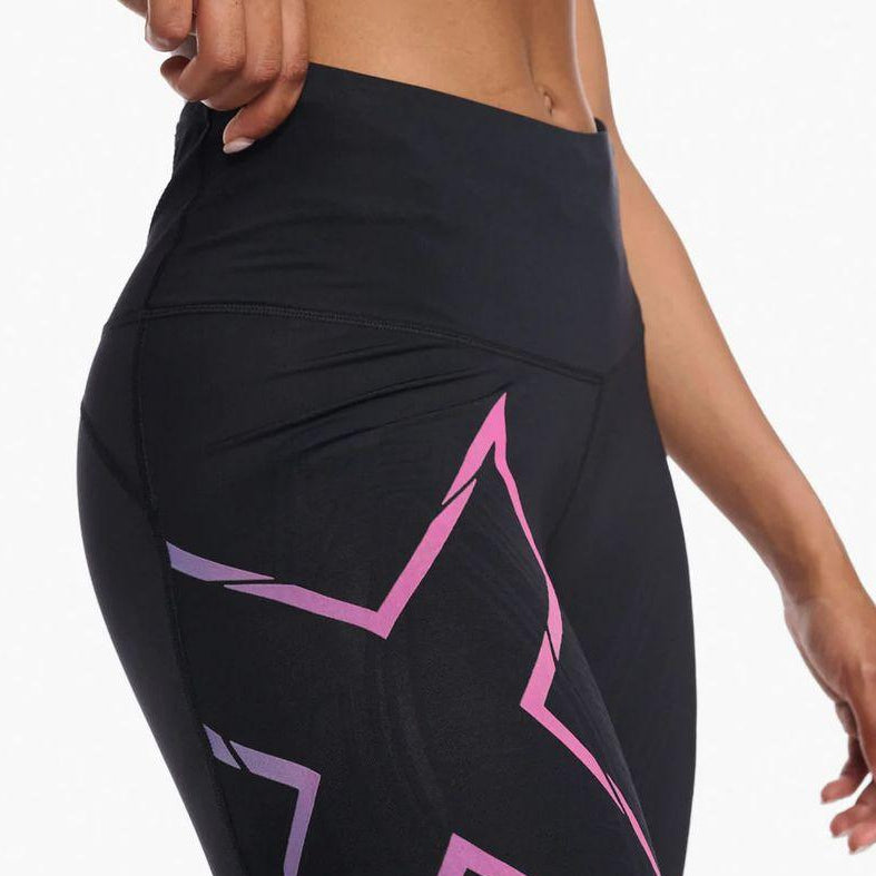 2XU Women's Light Speed Mid-Rise Compression Tights - Cam2