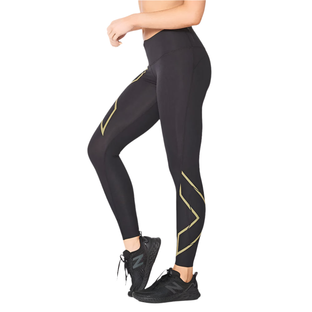 2XU Women's Light Speed Mid-Rise Compression Tights - Cam2